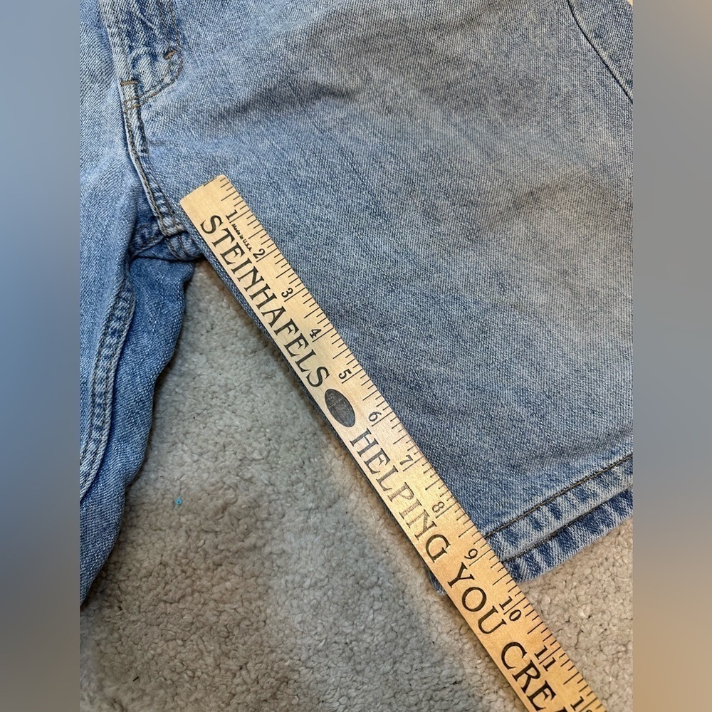 Levi’s Men’s 505 Light Weight Waist 36  Made in 2008 Light Washed Jean Shorts - Picture 6 of 9